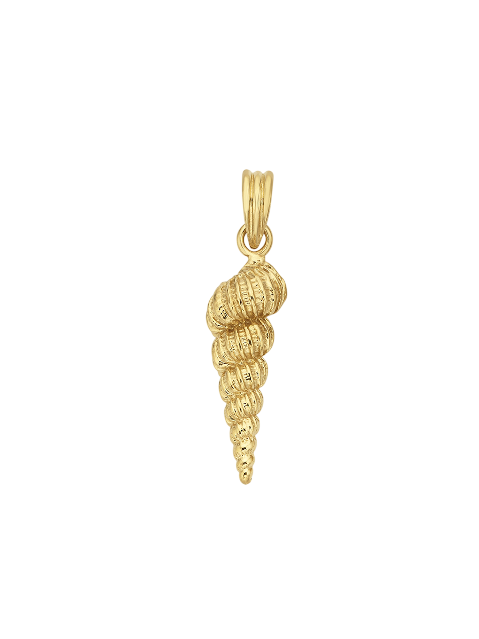 Shell seeker charm gold
